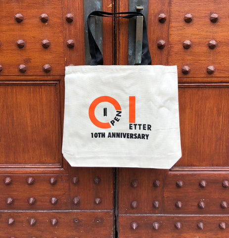 Open Letter 10th Anniversary Tote